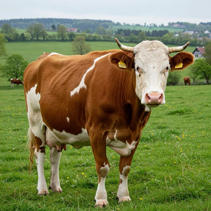 Dairy cattle in pasture — livestock training at Agrikima Academy